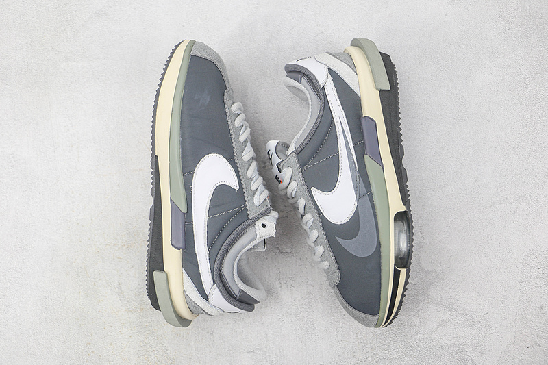 Sacai X Cortez 4.0 Og Grey/White/Light Grey 13