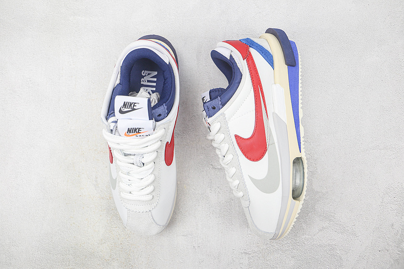 Sacai X Cortez 4.0 Og 50Th Anniversary White/Blue/Red 3