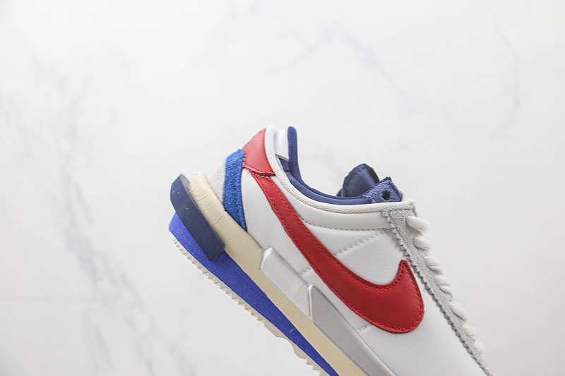 Sacai X Cortez 4.0 Og 50Th Anniversary White/Blue/Red 7