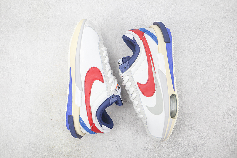 Sacai X Cortez 4.0 Og 50Th Anniversary White/Blue/Red 9