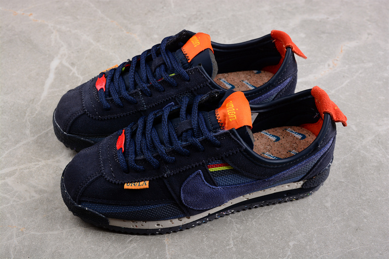 Cortez 50Th Anniversary X Union Navy Blue/Black/Orange 7