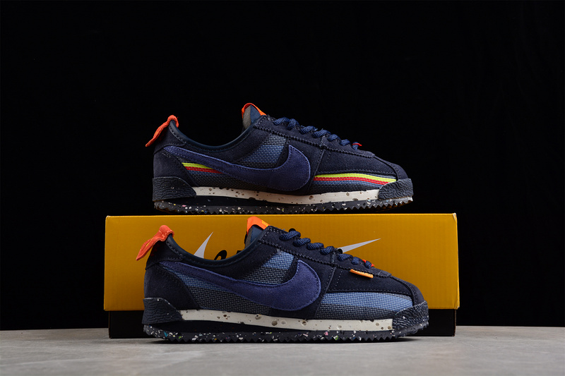 Cortez 50Th Anniversary X Union Navy Blue/Black/Orange 17