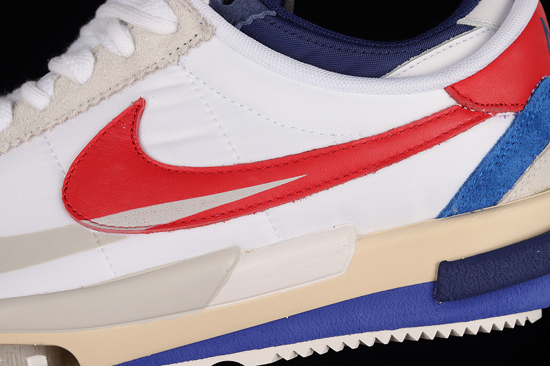 Sacai X Air Zoom Cortez Sp 4.0 Og Royal Fuchsia White/Navy Blue/Red 15