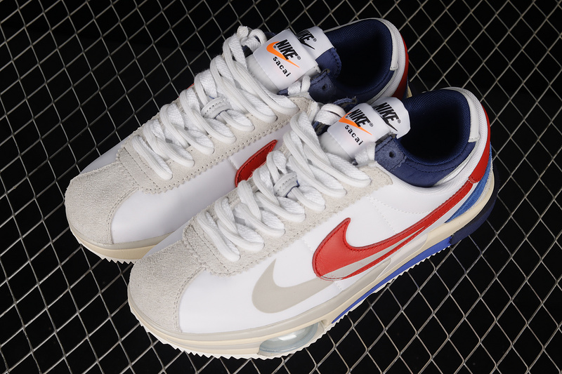 Sacai X Air Zoom Cortez Sp 4.0 White/Red/Blue 23