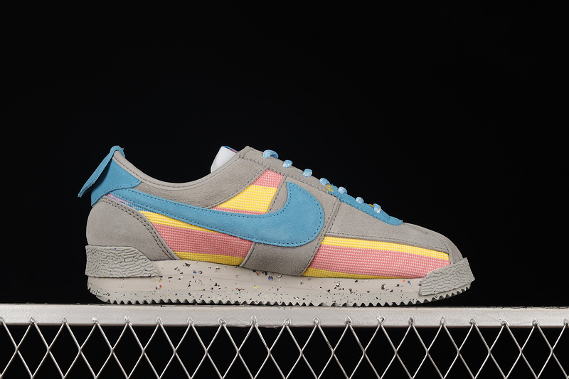 Union La X Cortez Sp Light Smoke Grey/Coral Chalk/Varsity Maize/Blue Fury 25