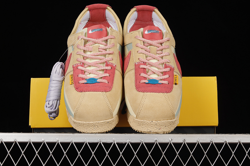 Union La X Cortez Sp Grain/Pink Clay/Dutch Green/Bicycle Yellow/Blustery 21