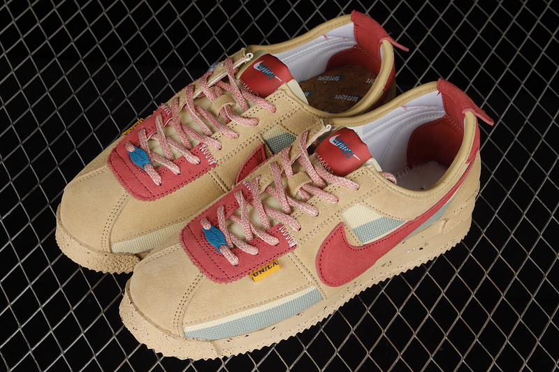 Union La X Cortez Sp Grain/Pink Clay/Dutch Green/Bicycle Yellow/Blustery 27