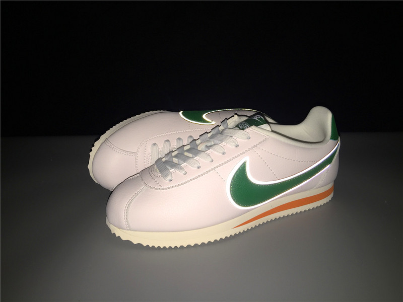 Classic Cortez Stranger Things Hawkins High School White/Green 15