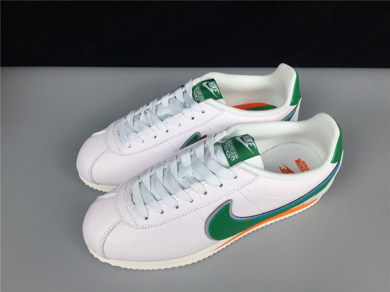 Classic Cortez Stranger Things Hawkins High School White/Green 21