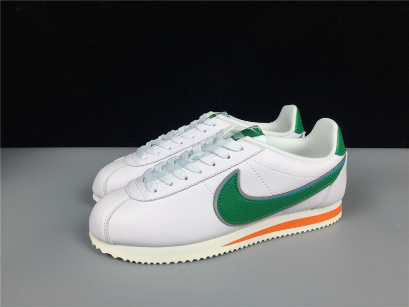 Classic Cortez Stranger Things Hawkins High School White/Green 29