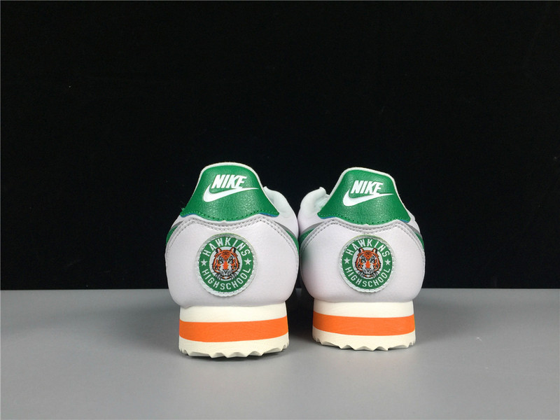 Classic Cortez Stranger Things Hawkins High School White/Green 31