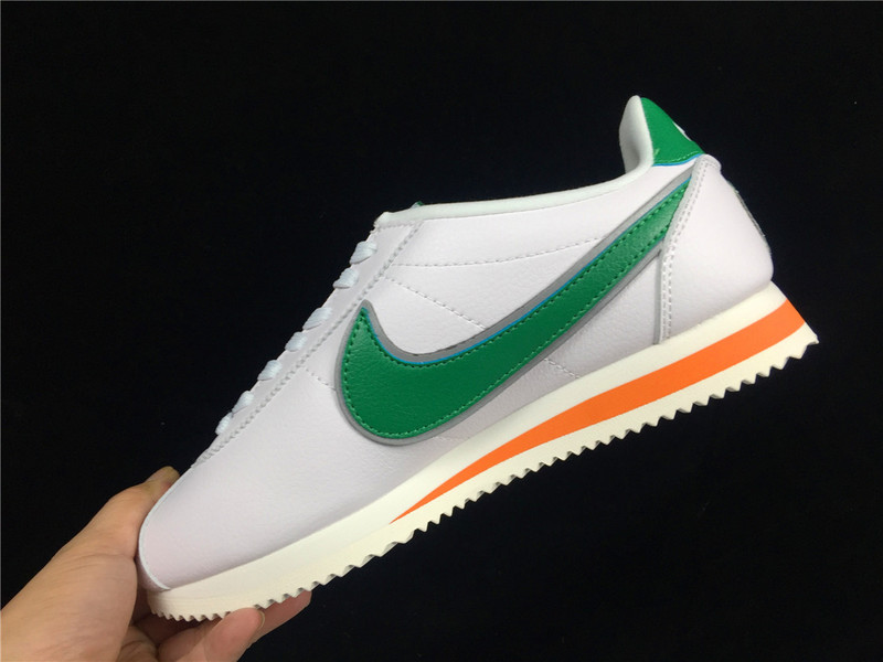 Classic Cortez Stranger Things Hawkins High School White/Green 35