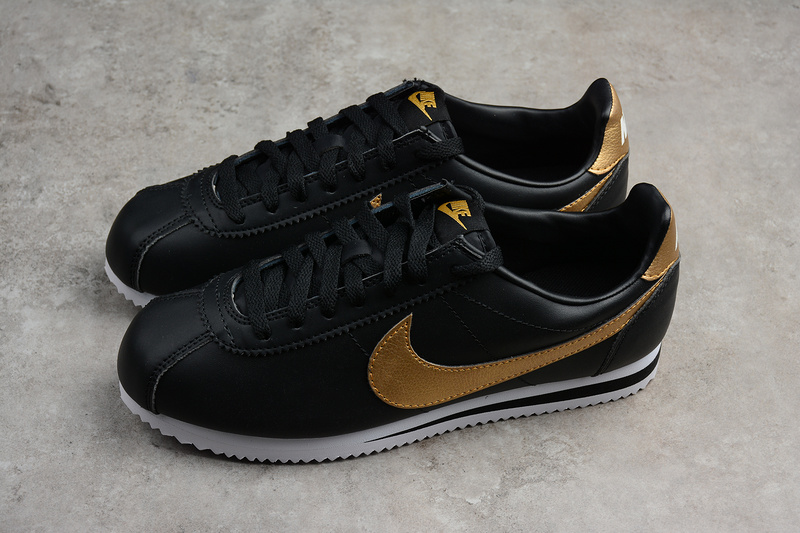 Cortez Se Xlv Black/Metallic Gold White 29