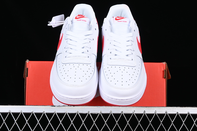 Court Vision Low White/Red 17