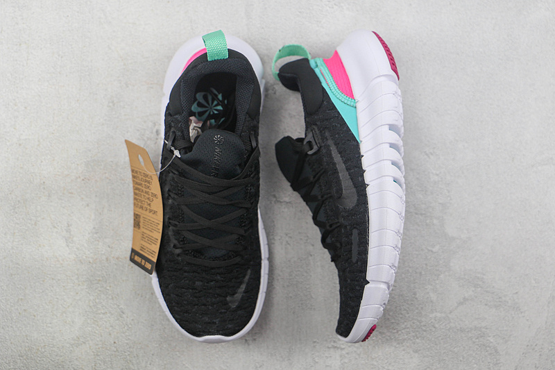 Free Run 5.0 Next Nature Black/Dynamic Turquoise/Anthracite 3