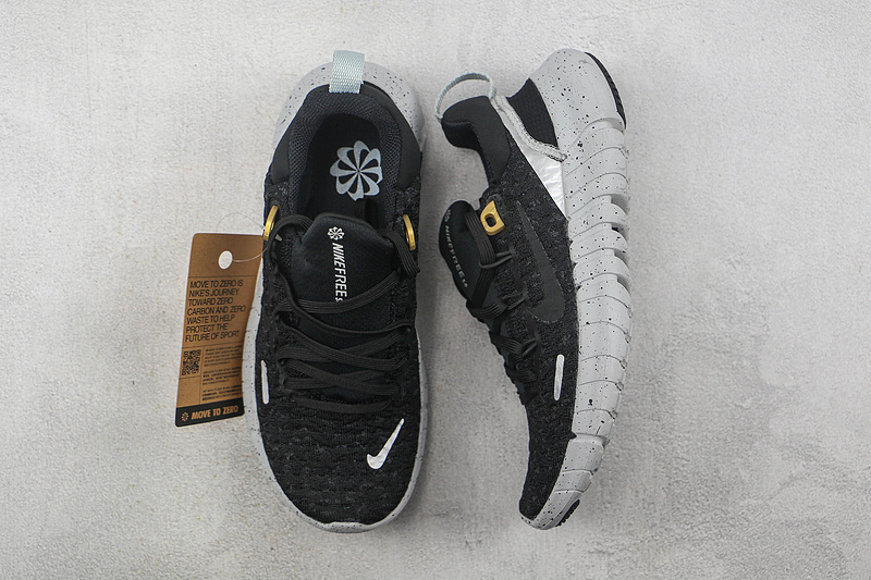 Free Run 5.0 Next Nature Black/Dark Smoke Grey/Black 5