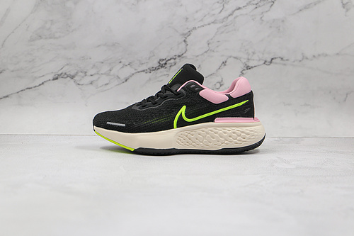 Zoomx Invincible Run Flyknit Black/White/Pink 9