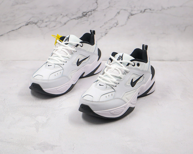 Air M2k Tekno White/White/Black 9