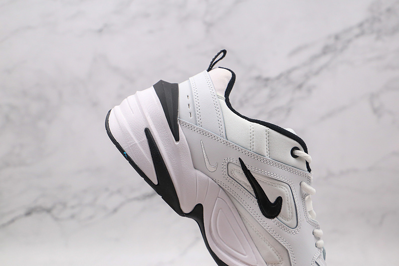 Air M2k Tekno White/White/Black 13