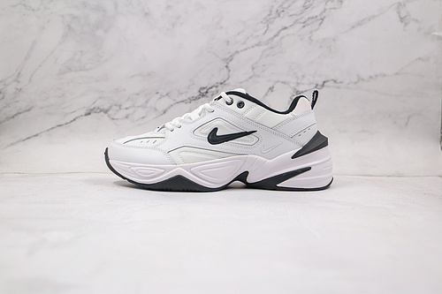 Air M2k Tekno White/White/Black 19