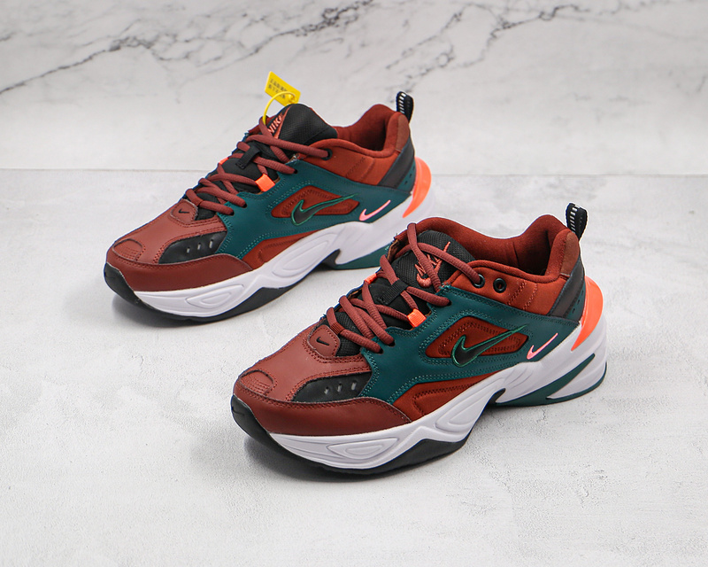 M2k Tekno Pueblo Brown/Rainforest-Bright Mango-Black 3