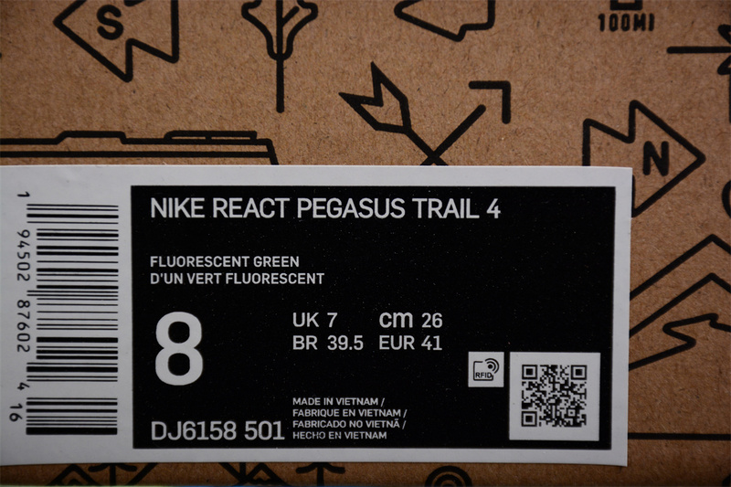 React Pegasus Trail 4 Volt/Black/Blue 9