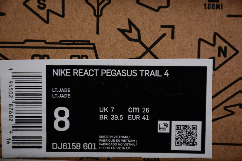 React Pegasus Trail 4 Light Blue/Black/Red 23