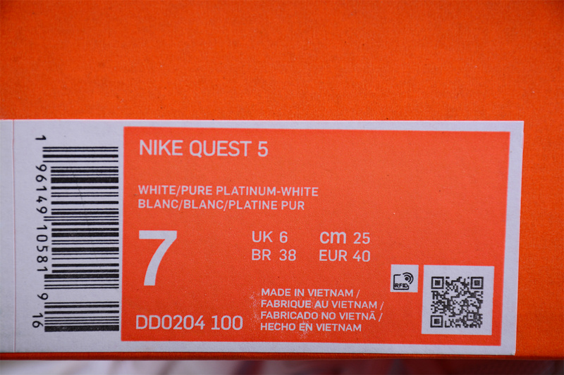 Quest 5 White/White/Silver 27