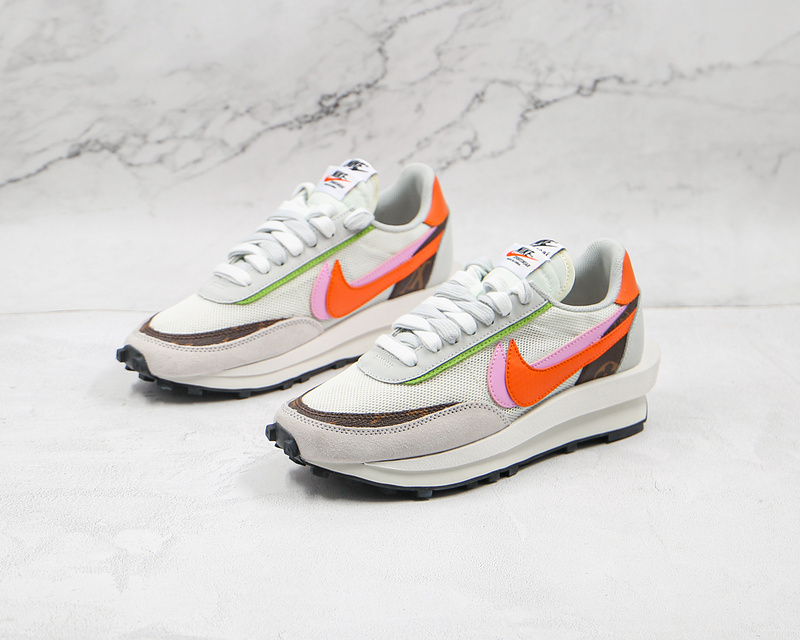 Sacai X Ldv Waffle Medium Grey/Orange/Pink 7