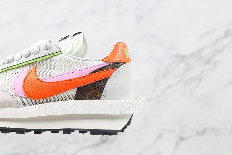 Sacai X Ldv Waffle Medium Grey/Orange/Pink 9