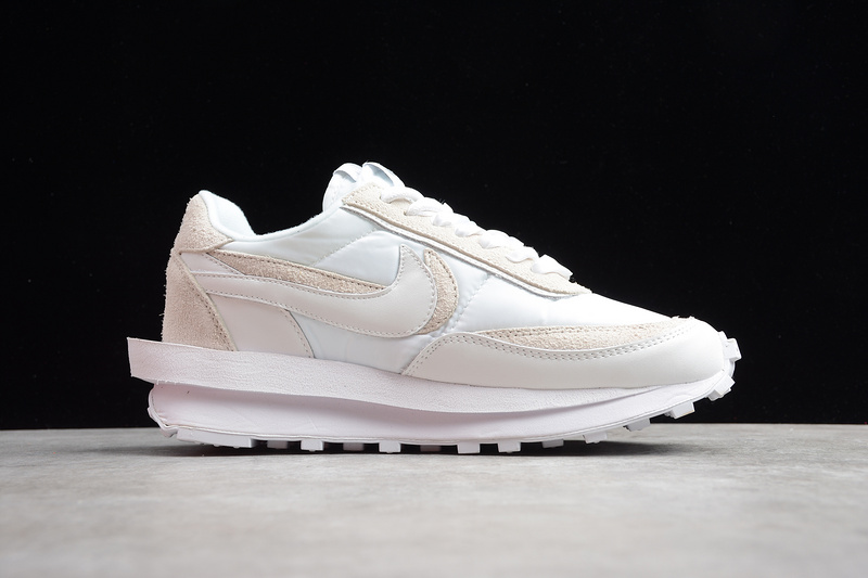 Sacai X Ldwaffle White Nylon/White 15