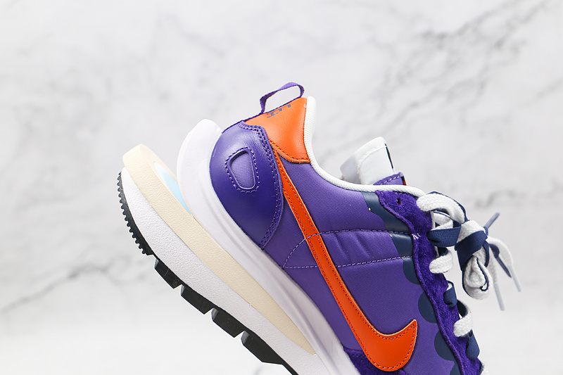 Sacai X Vaporwaffle Dark Iris/Campfire Orange/White 3