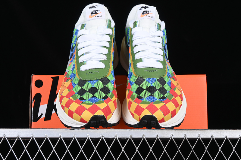 Sacai Woven 4.0 White/Yellow/Green/Black/Orange 3