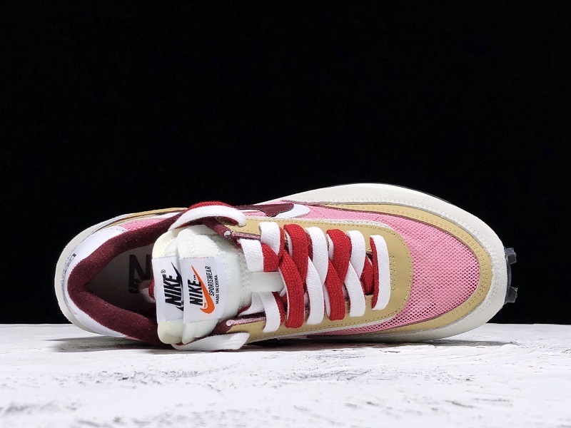 Sacai X Lvd Waffle Daybreak Swoosh Pink/Gery/White-Red 23