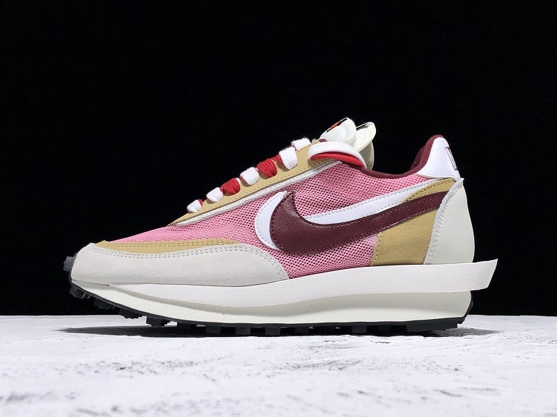 Sacai X Lvd Waffle Daybreak Swoosh Pink/Gery/White-Red 31