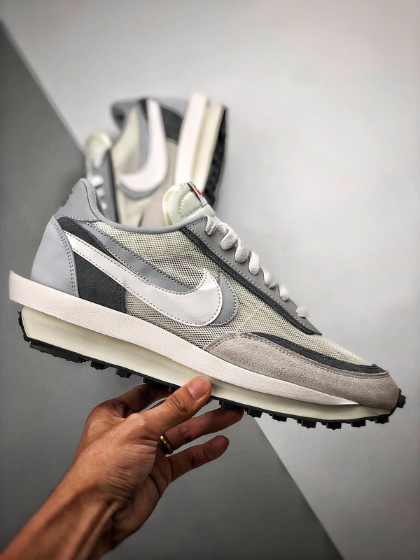 St Lvd Waffle X Sacai-Grey White/Dark Grey/Grey 13