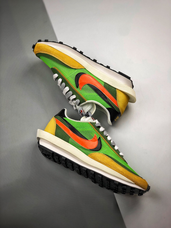 Undercover X Waffle Racer Ldflow Green Yellow Black Orange 3