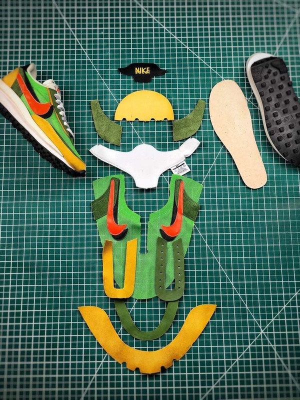 S2 Undercover X Waffle Racer Ldflow Green Yellow Black Orange 35