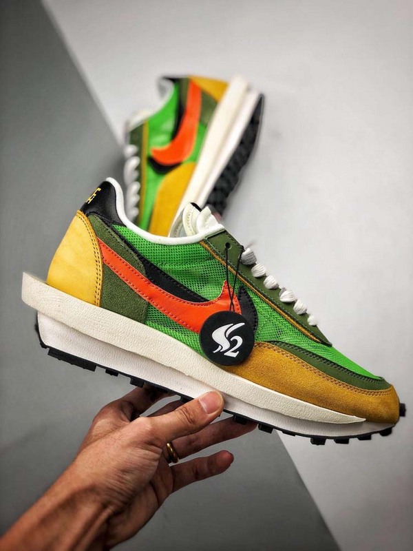 S2 Undercover X Waffle Racer Ldflow Green Yellow Black Orange 53