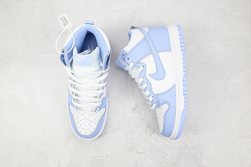 Sb Dunk High White/White/Aluminum 7