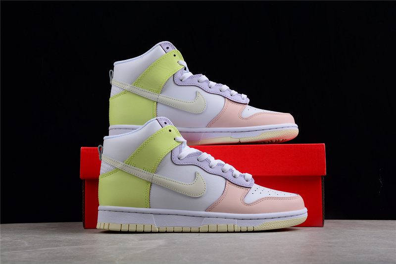 Sb Dunk High White/Cashmere/Lemon Twist 3