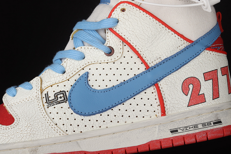 Ishod Wair X Magnus Walker X Dunk High Pro Sb Urban Outlaw White/Blue/Red 5