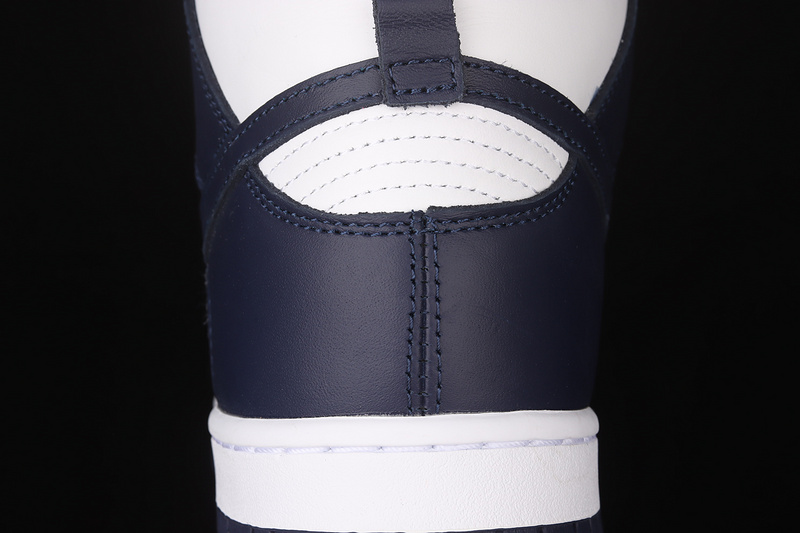 Sb Dunk High White/White/Midnight Navy 5