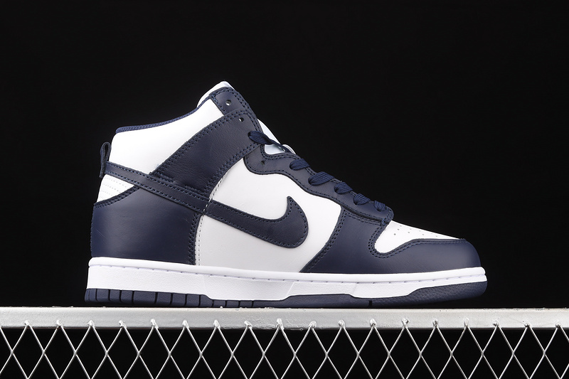 Sb Dunk High White/White/Midnight Navy 13