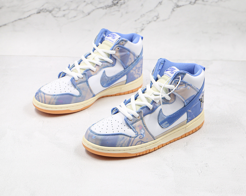 Carpet Company X Dunk High Sb White/Dark Sulfur/Coconut Milk/Royal Pulse 19