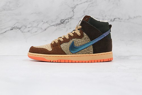 Concepts X Dunk High Pro Sb Turdunken Rattan/Parachute Beige/Orange Chalk/Brown 17