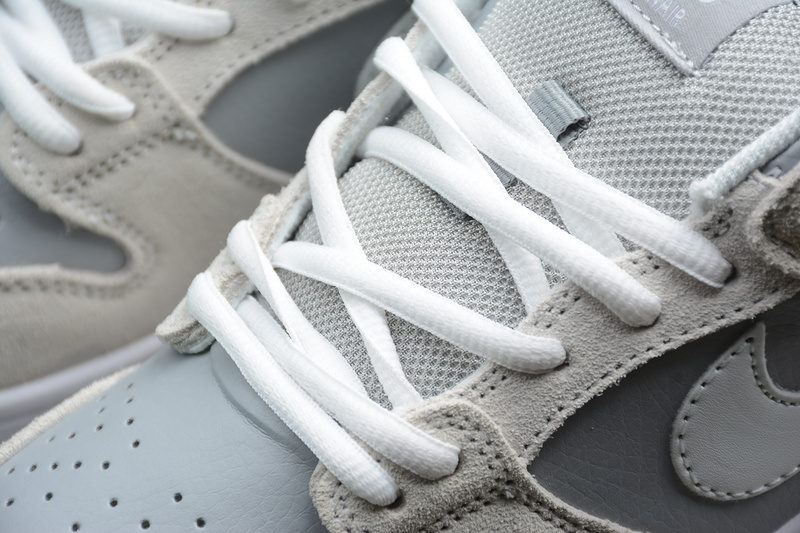 Sb Dunk Low Summit White/White-Wolf Grey 5