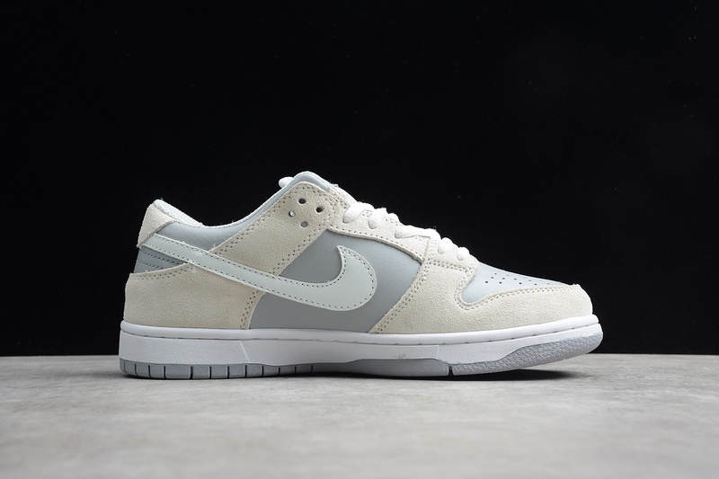 Sb Dunk Low Summit White/White-Wolf Grey 19