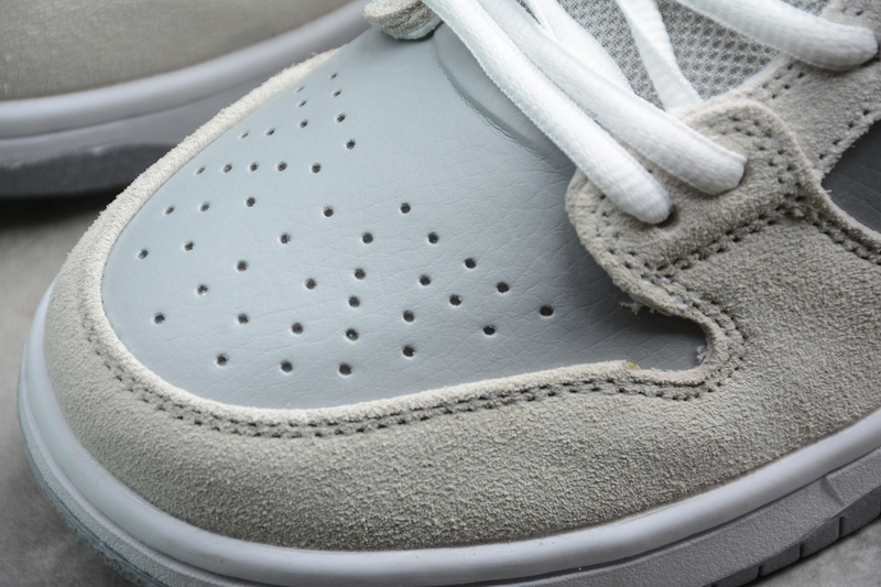 Sb Dunk Low Summit White/White-Wolf Grey 23