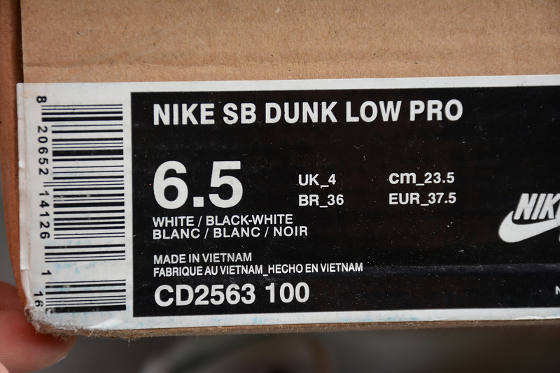 Sb Dunk Low Orange Label Black-White-Gum Light Brown 29